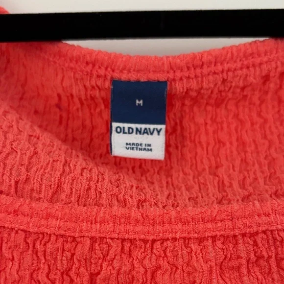 Old Navy Coral Short Sleeve Top - Picture 2 of 3